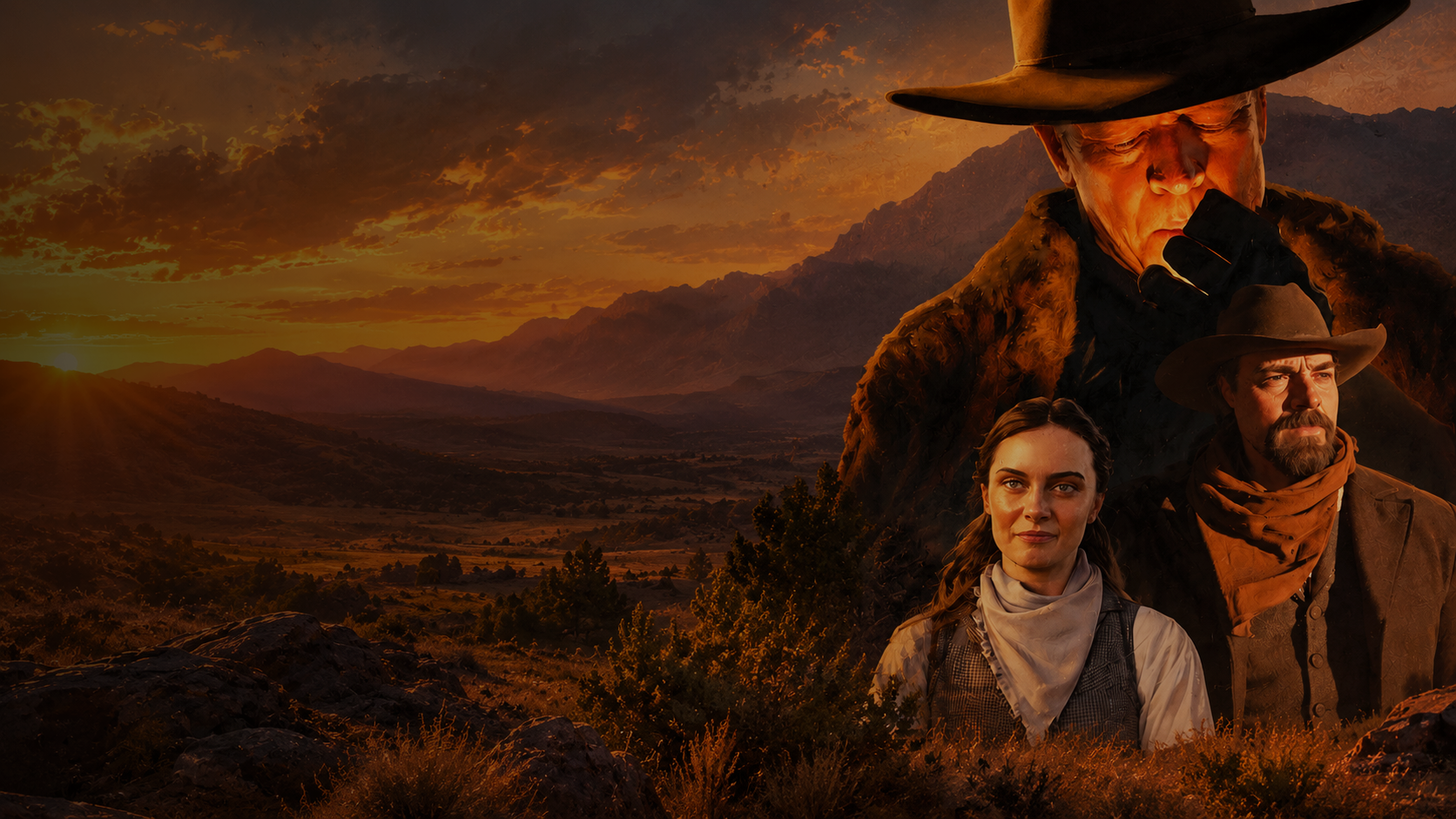 Angel and the Badman Background Image